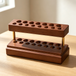 Pine Wood Phone and Pencil Stand