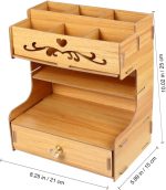 Wooden Large Multi-Compartment Display Stand - Image 2