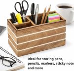 Striped Mango 3-Compartment Storage Caddy - Image 2