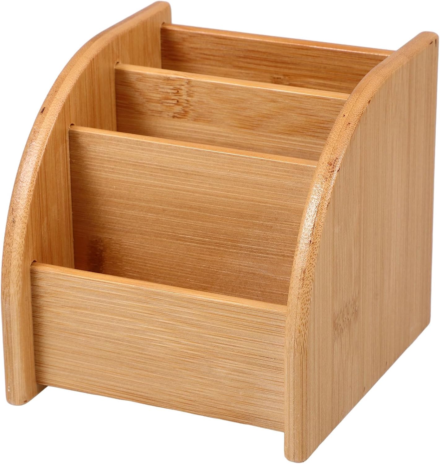 719sH1tKiDL._AC_SL1500_.jpg Lacquered Wood Multi-Compartment Brush Holder - Image 1