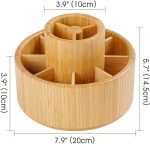 Bamboo 11-Section Rotating Art Caddy - Image 2