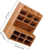 Cherry Wood Large Multi-Divided Box - Image 2